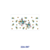 oly-1b0ad2da0a989e6743093fcc93be5753 Wholesale 5pcs Dreamy Watercolor Butterfly Border Rose Sunflower Violet Daisy Mixed Bloom Decor Prints 16oz Cup UV DTF Wraps