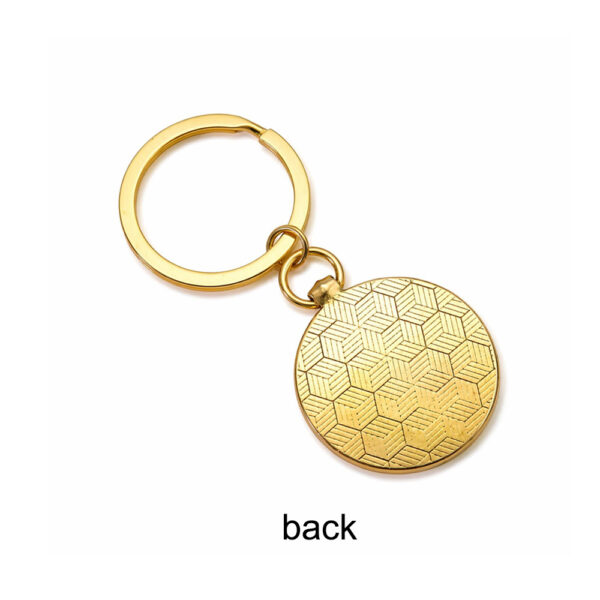Wholesale French Vintage Gold Coin Keychain Marianne Goddess Keychain Car Key Accessory Boutique Resale