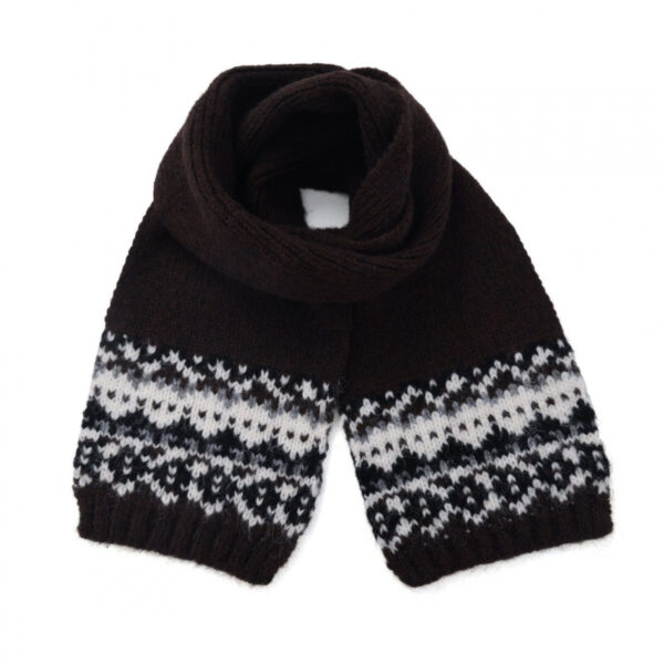 oly-1b5ac709033d94c2808cb80d6e7c545f Wholesale Chic Patterned Knitted Hat and Scarf Set Cotton Winter Beanie Unisex Accessory