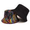 Wholesale Stylish Cartoon Bucket Hat Men's Mushroom Face Pattern Sun Protection Resale Accessory
