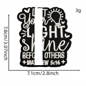 English cloth sticker 8#