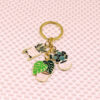 oly-1b7202a4409a735cbdc27f1f4bb0f930 Wholesale Korean Style Oil Drop Potted Plant Keychain, Alloy Fashion Accessory for Everyday Use