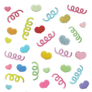 Mixed combination cloth stickers (30)