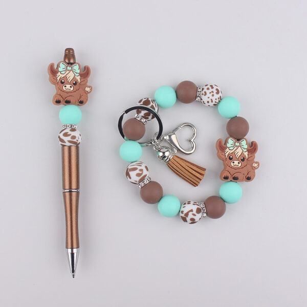 oly-1baf46a9dcbc5b07fec1f17defa03953 Wholesale Fashion Beaded Pen with Colorful Plastic and Silicone Beads DIY Craft Pen for Office Decor or Gift