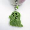 oly-1bc924124e9e9cdb3359dc12bbba3c66 Wholesale Halloween Ghost Keychain Rhinestone Zinc Alloy Bag Charm Accessory
