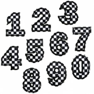 Checkerboard Number Cloth Patch #5