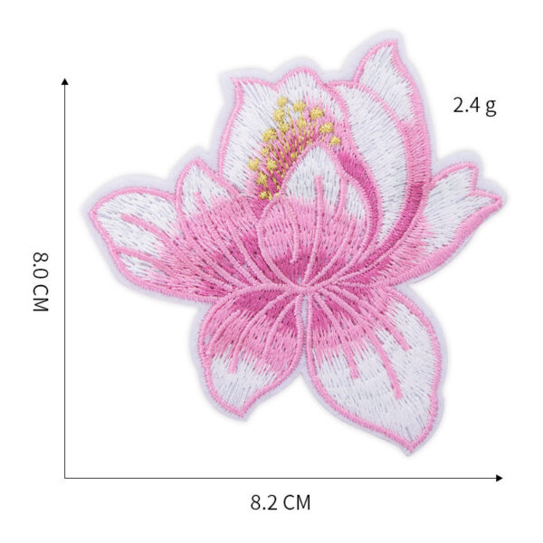oly-1bfc4241563e25fbad91d299eac8fe2c Wholesale Fashion Embroidered Butterfly Flower Patches 20 Pack Decorative Appliques for Clothing Bags