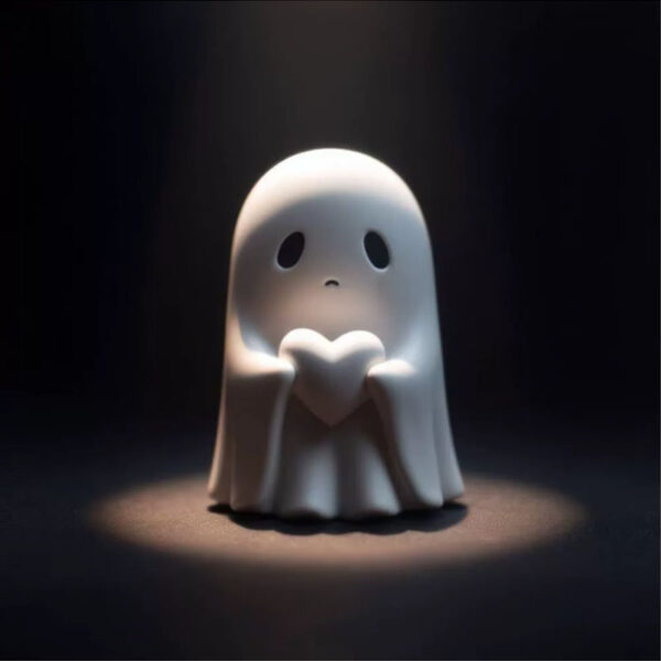Wholesale Halloween Funny Middle Finger Ghost Statue Resin Decorative Ornament Gift for Party Boutique Resale