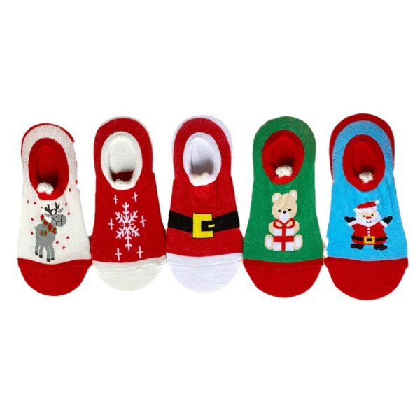 oly-1c37ad2748d6e00630cc782b413215ec Wholesale Chic Cartoon Christmas Socks Red Women's Holiday Gift Boutique Resale