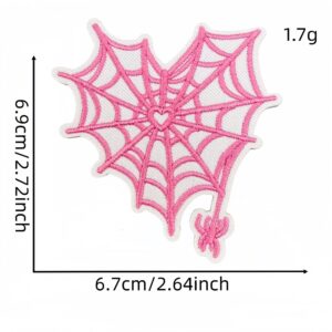 Cartoon black and pink fabric applique 18#
