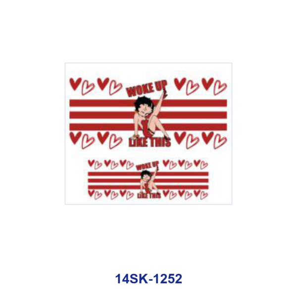 Wholesale 2/4/8pcs Vintage Retro Cartoon Girl Character Print Mini Cup Keychain Sticker OLY Exclusive