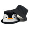 Wholesale Trendy Cartoon Penguin Print Bucket Hat Unisex Fashion Accessory for Sun Protection Resale Gift