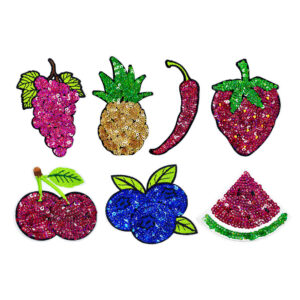 oly-1c8652e118d273e03aa131451ff3e242 Wholesale Fruit Sequin Embroidery Patch Fashion Accessory for DIY and Gift