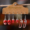 oly-1ca9072e04b30e8acfe9f7b6f25b683d Wholesale Halloween Dark Gothic Skull Saw Axe Hammer Earring Set Fashion Accessory Gift