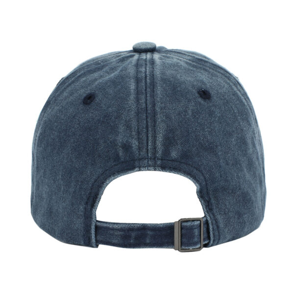 Wholesale Water Washed Cotton Baseball Cap Solid Color Curved Brim Hat with Sun Protection for Summer