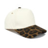 Wholesale Leopard Print Cotton Baseball Cap Casual Unisex Color Block Trucker Hat