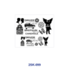 Wholesale 8pcs Gothic Vintage Mini Cup Keychain Sticker