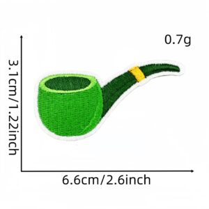 Green cloth stickers 22#