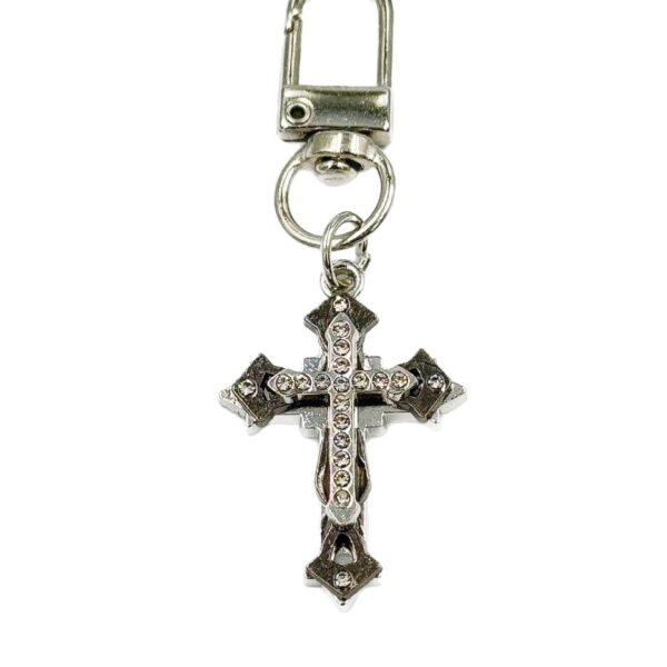 Wholesale Vintage Punk Cross Keychain Fashion Accessory for Boutique Resale
