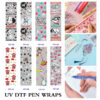 oly-1d06043b8e0d6818361da0231a4bcd9f Wholesale 2/8/16 pcs UV DTF Stickers Christmas Pen and Bookmark Stickers