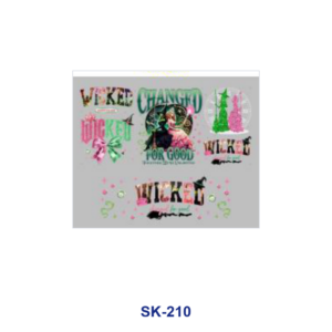 SK-210 / 8pcs / 9cm