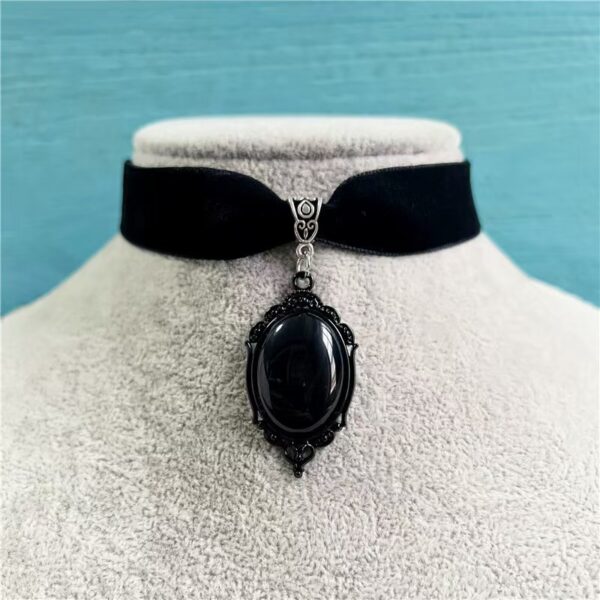 oly-1d3896ba6d2b16e3a03183002a613059 Wholesale Red Velvet Vintage Pendant Necklace Gothic Gothic Jewelry Fashion Accessory Gift