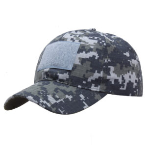 Blue camouflage / Adult average size (58cm adjustable)