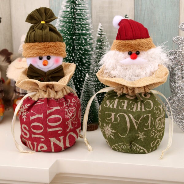 oly-1d492493c6cfcbb764e15c5c69b1e21d Wholesale Trendy Christmas Drawstring Gift Bag Cloth Candy Bag Party Favor Resale