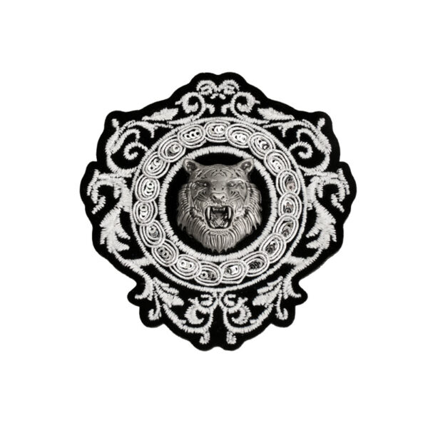 Wholesale European Academy Style Crown Embroidery Metal Badge, Fashion Accessory for Everyday Wear or Gift