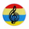 oly-1d5327efd7496438f632b58c1ecaf2cc Wholesale Polyester Thread Musical Note Embroidered Patch Decorative Iron-On Applique