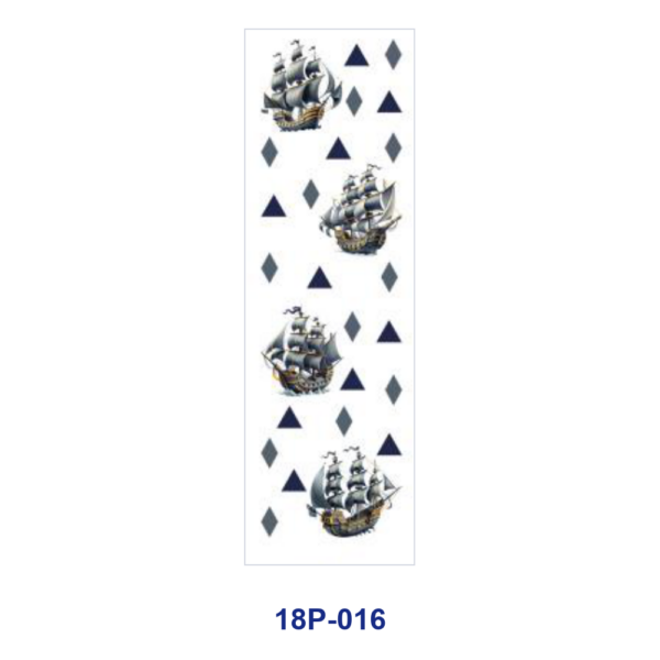 Wholesale 2/8/16pcs UV DTF Stickers Compass Anchor Pirate Ship Telescope Pattern Pen and Bookmark Stickers