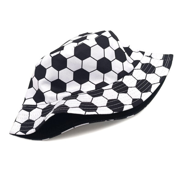 oly-1d667c6e5ad81c614dfc56e99247d28b Wholesale Football Pattern Bucket Hat Chic Casual Sun Protection Cap for Men Women