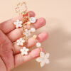 Wholesale Zinc Alloy Cherry Blossom Butterfly Keychain Cute Bag Charm Gift