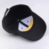 Wholesale Adjustable Black Cotton Baseball Cap with Embroidery Everyday Fashion Accessory