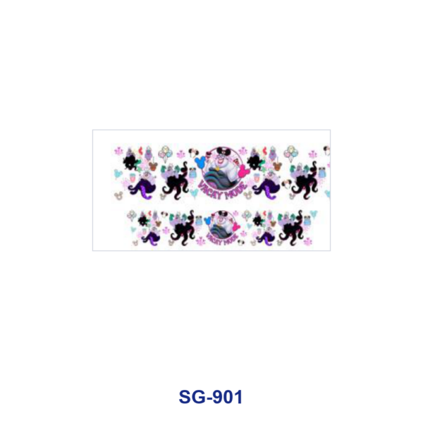 Wholesale 8pcs Cute Girly Cartoon Bow Floral 3oz Cup Stickers Wrap OLY Exclusive