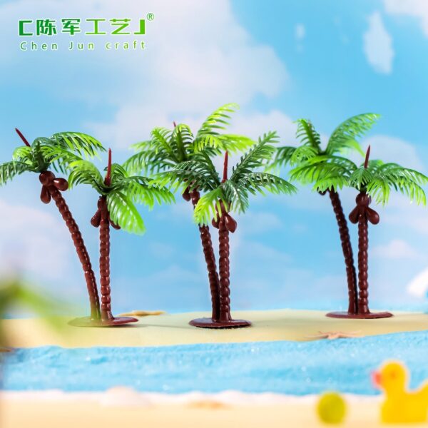Wholesale Beach Themed Artificial Double Coconut Tree Decoration PVC for Home Decor or Party