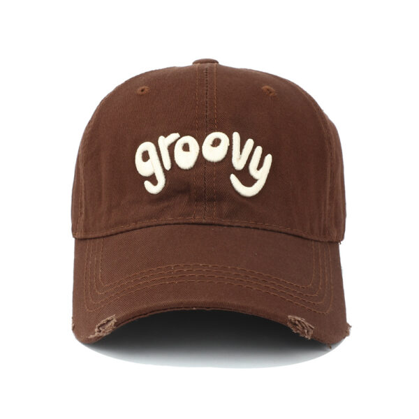 oly-1d7dc41f99034559392d385517810bfc Wholesale Embroidered Distressed Baseball Cap Retro Style Casual Sun Hat for Women Men