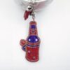 Wholesale Cartoon Wine Bottle Rhinestone Keychain Tassel Fashion Accessory Gift