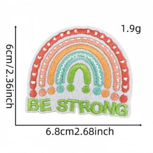 Positive energy english fabric patch 6#