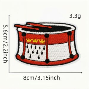 Red carnival cloth sticker 3 #