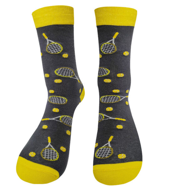 oly-1dd8ebacafbb5505ca40adbc58155b80 Wholesale Unisex Mid-Calf Socks with Racket Pattern – All-Season Everyday Socks