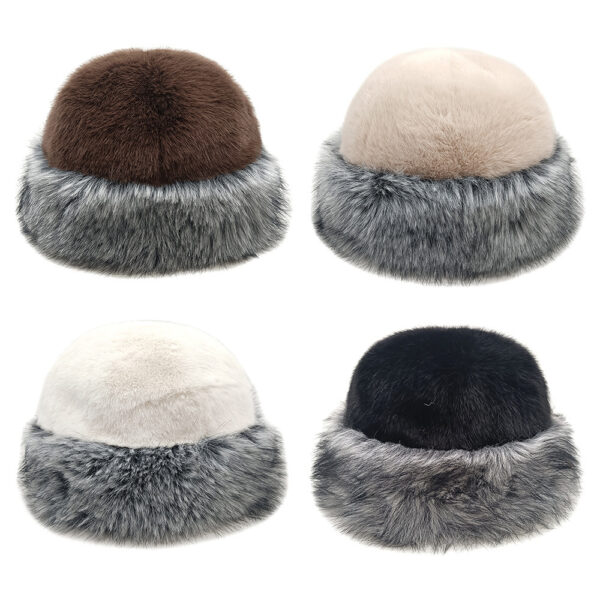 Wholesale Trendy Mongolian Style Winter Bucket Hat for Women Fashion Accessory Gift