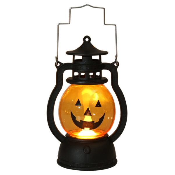 Wholesale Halloween LED Lantern Plastic Electronic Candle Decorative Accent for Party and Resale