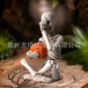 Wholesale Halloween Pumpkin Skull Man Resin Craft Home Decor Tabletop Decoration Gift