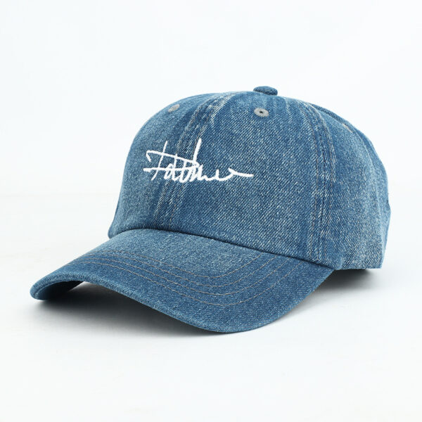 Wholesale Fashion Baseball Cap with Embroidered Letters Adjustable Curved Brim Casual Street Style