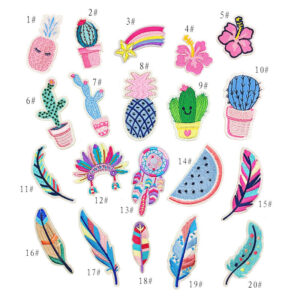 Feather cloth stickers suit (20 models)