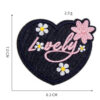 Wholesale Stylish Embroidered Butterfly Patch Stickers Denim Repair Fashion Accessory for Clothing Bag DIY