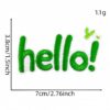 oly-1e5e062b4158f6795c89cb0a381e4a81 Wholesale Hello Hello Embroidered Patch - Trendy Decorative Accent for Everyday Use