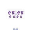 Wholesale 8pcs Lovely Lazy Bear Doodle 3oz Tumbler Stickers Wrap OLY Exclusive
