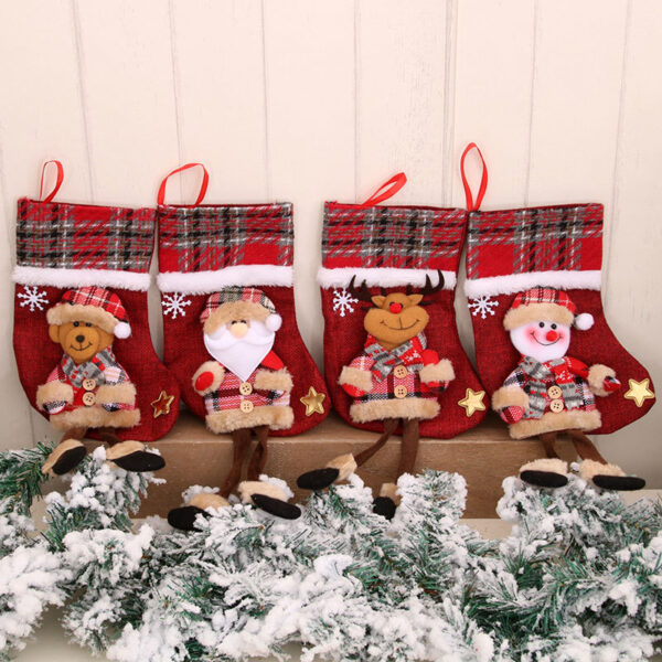 Wholesale Christmas Stocking Decor Chic Holiday Accessory Gift for Resale